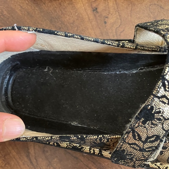 Alegria Paloma Mary jane shoes Black Embossed Floral Design size 40 - Picture 5 of 8